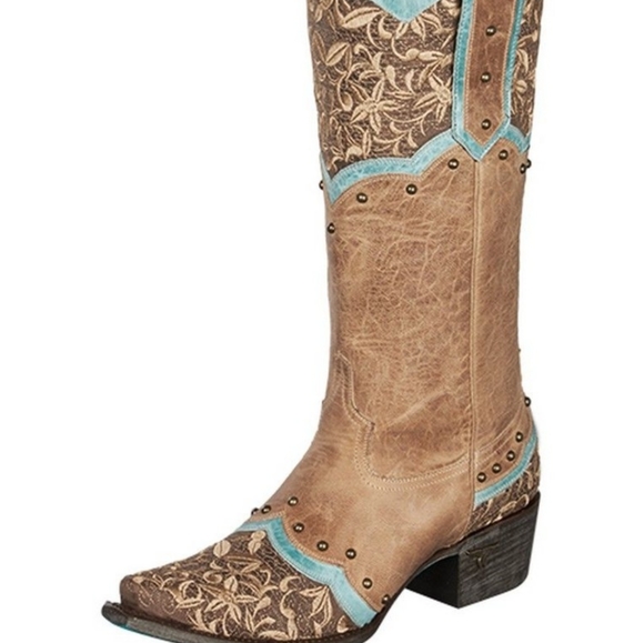 Lane Kimmie Western Cowgirl Boots Size 9.5 - Picture 12 of 15